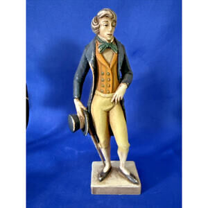 Anri Toriart 1950's Wood Carved Renaissance Style 6" Statue MAN